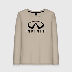 Женский лонгслив Infiniti logo