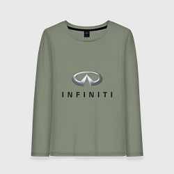 Женский лонгслив Logo Infiniti