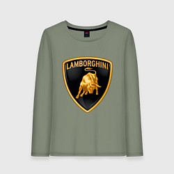 Женский лонгслив Lamborghini logo