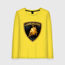 Женский лонгслив Lamborghini logo