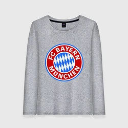 Лонгслив хлопковый женский Bayern Munchen FC, цвет: меланж