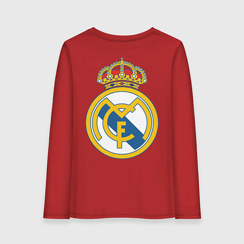 Женский лонгслив Real Madrid FC / Красный – фото 2