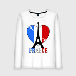 Женский лонгслив France Love