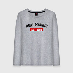 Женский лонгслив FC Real Madrid Est. 1902