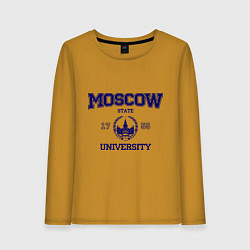 Женский лонгслив MGU Moscow University