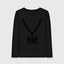 Женский лонгслив Bad girl chain
