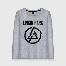 Лонгслив хлопковый женский Linkin Park, цвет: меланж