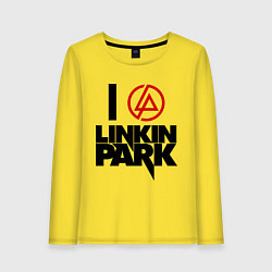 Женский лонгслив I love Linkin Park