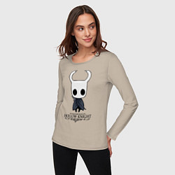 Лонгслив хлопковый женский Hollow Knight, цвет: миндальный — фото 2