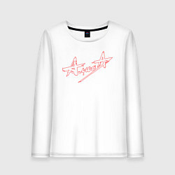 Лонгслив хлопковый женский АлисА, цвет: белый