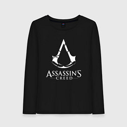 Лонгслив хлопковый женский Assassin’s Creed, цвет: черный