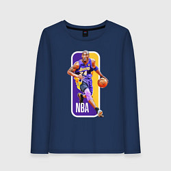 Лонгслив хлопковый женский NBA Kobe Bryant, цвет: тёмно-синий