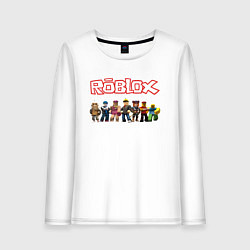 Лонгслив хлопковый женский ROBLOX, цвет: белый