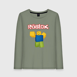 Лонгслив хлопковый женский ROBLOX, цвет: авокадо