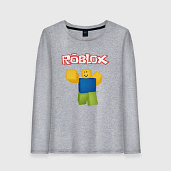 Лонгслив хлопковый женский ROBLOX, цвет: меланж