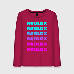 Лонгслив хлопковый женский ROBLOX, цвет: маджента