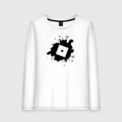 Лонгслив хлопковый женский ROBLOX, цвет: белый