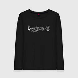 Лонгслив хлопковый женский Evanescence, цвет: черный