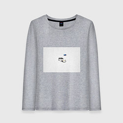Лонгслив хлопковый женский SUBARU, цвет: меланж