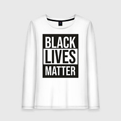 Женский лонгслив BLACK LIVES MATTER