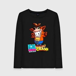 Женский лонгслив Fall Guys CRASH лис