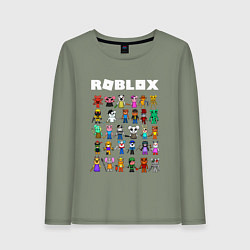 Лонгслив хлопковый женский ROBLOX PIGGY, цвет: авокадо