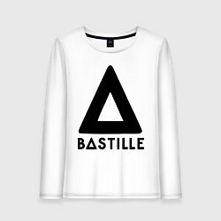 Лонгслив хлопковый женский Bastille, цвет: белый