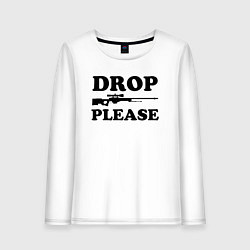 Женский лонгслив Drop Please