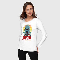 Лонгслив хлопковый женский DMX - Forever Scream, цвет: белый — фото 2