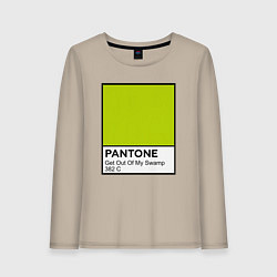 Женский лонгслив Shrek: Pantone Color