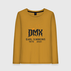 Лонгслив хлопковый женский King DMX, цвет: горчичный