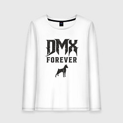 Лонгслив хлопковый женский DMX Forever, цвет: белый