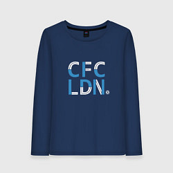 Лонгслив хлопковый женский FC Chelsea CFC London 202122, цвет: тёмно-синий