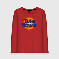 Лонгслив хлопковый женский Tune Squad, цвет: красный