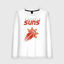 Лонгслив хлопковый женский Phoenix Suns, цвет: белый