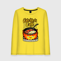 Женский лонгслив Calcifer cook