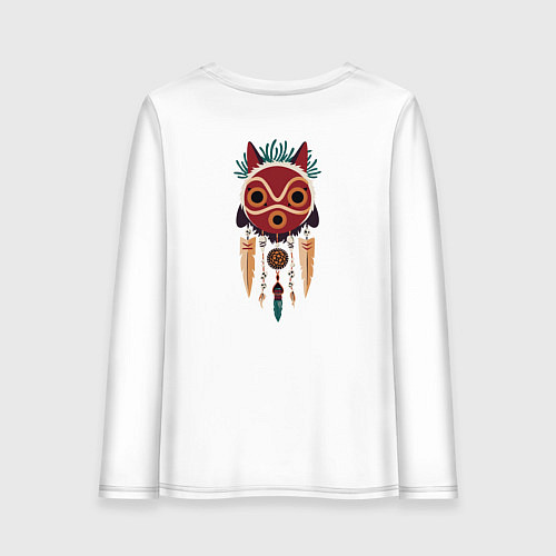 Женский лонгслив Princеss mononoke / Белый – фото 2