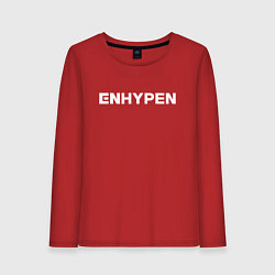 Лонгслив хлопковый женский ENHYPEN, цвет: красный