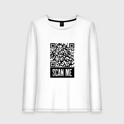 Женский лонгслив QR Scan