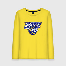 Лонгслив хлопковый женский Burlington Bees - baseball team, цвет: желтый