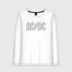 Женский лонгслив ACDC Logo Молния