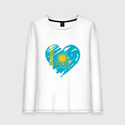 Женский лонгслив Kazakhstan Heart