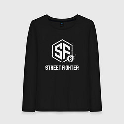 Лонгслив хлопковый женский Street Fighter 6, цвет: черный