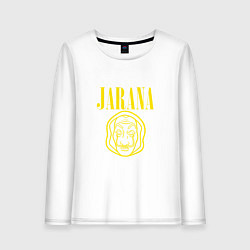 Лонгслив хлопковый женский Jarana, цвет: белый