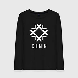 Лонгслив хлопковый женский Exo XIUMIN, цвет: черный