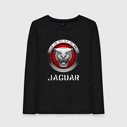 Лонгслив хлопковый женский JAGUAR Jaguar, цвет: черный