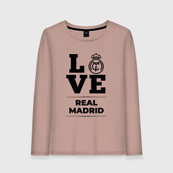 Женский лонгслив Real Madrid Love Классика