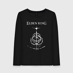 Женский лонгслив КОЛЬЦА ЭЛДЕНА БЕЛЫЕ ELDEN RING