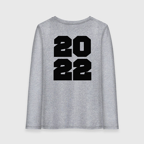 Женский лонгслив Выпуск года / Меланж – фото 2