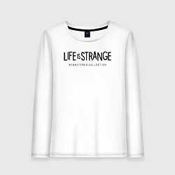 Лонгслив хлопковый женский Life Is Strange - logo, цвет: белый